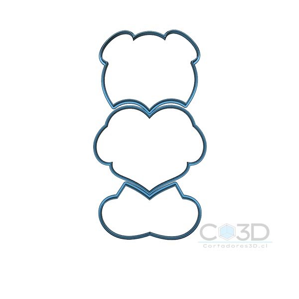 puzzle e oso y corazon CORTADORpuzzle e oso y corazond