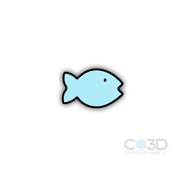 FORMA DE PESCADO. cortador de pescado