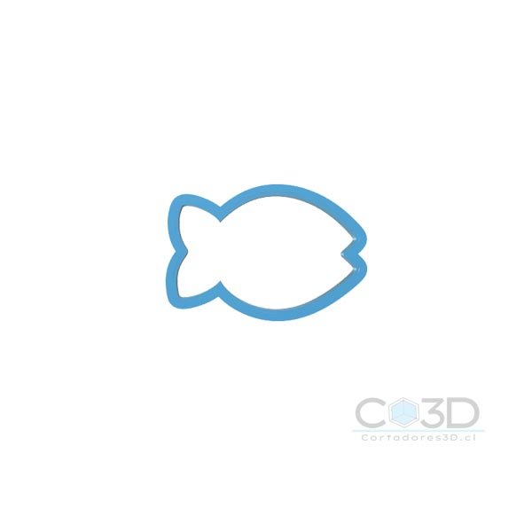 FORMA DE PESCADO.. cortador de pescado