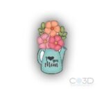 CORTADOR JARRON CON FLORES