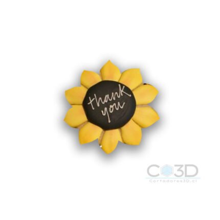 cortador Flor forma de girasol