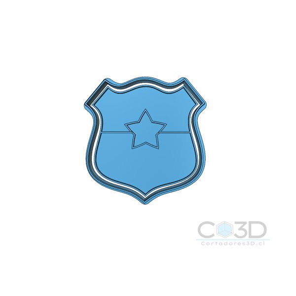 CORTADOR ESCUDO DE CHILE DI CORTADOR ESCUDO DE CHILE